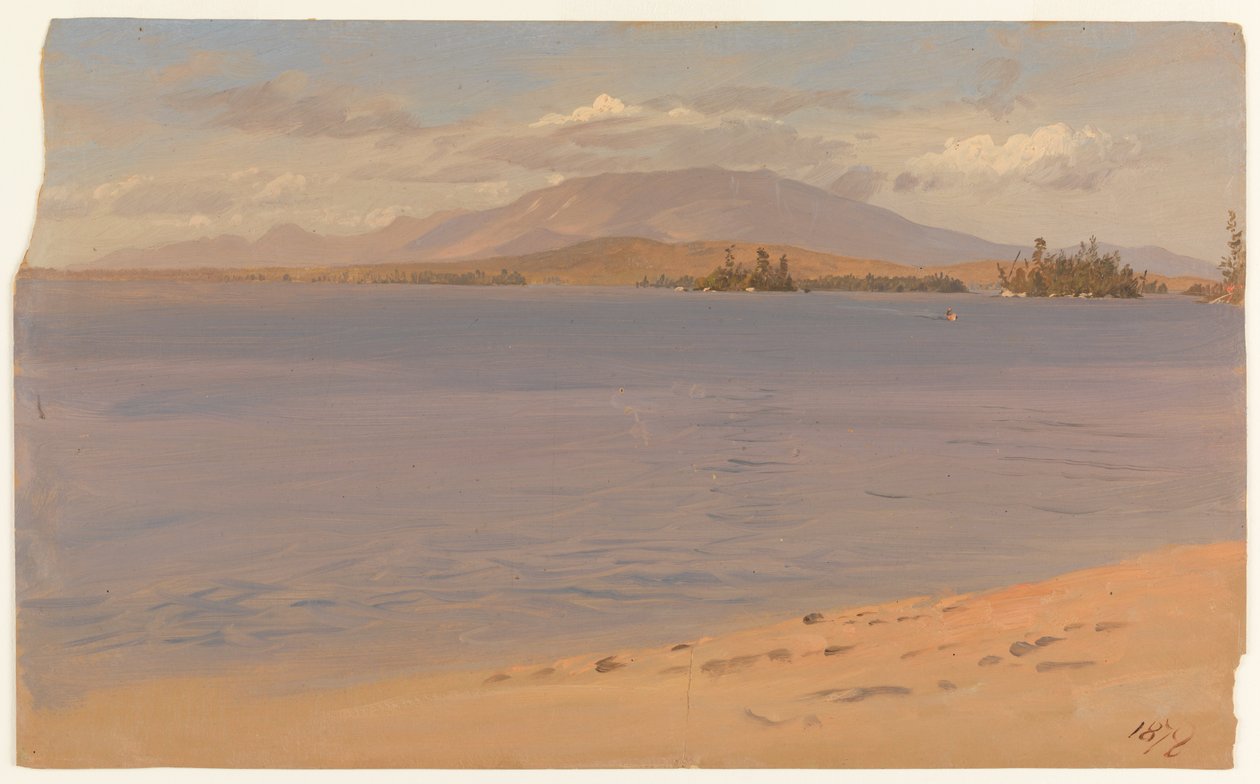 Mount Katahdin a Millinocket-tó felől alkotó: Frederic Edwin Church