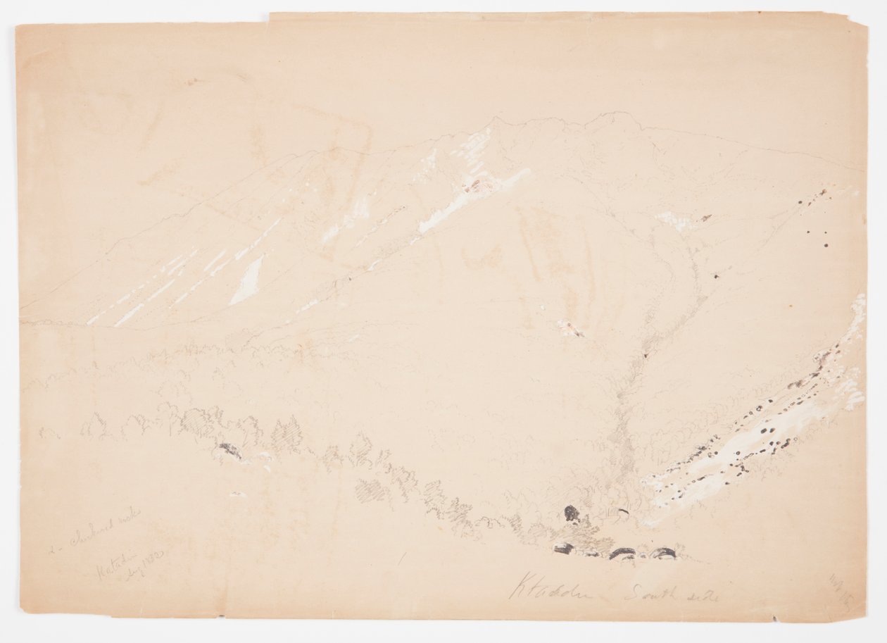 Katahdin hegy, délről látható alkotó: Frederic Edwin Church