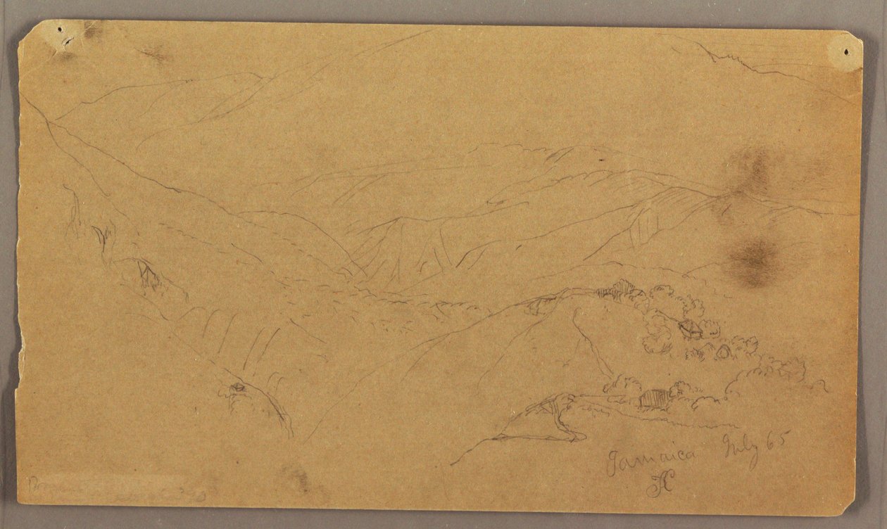 Hegyi táj, Jamaica alkotó: Frederic Edwin Church