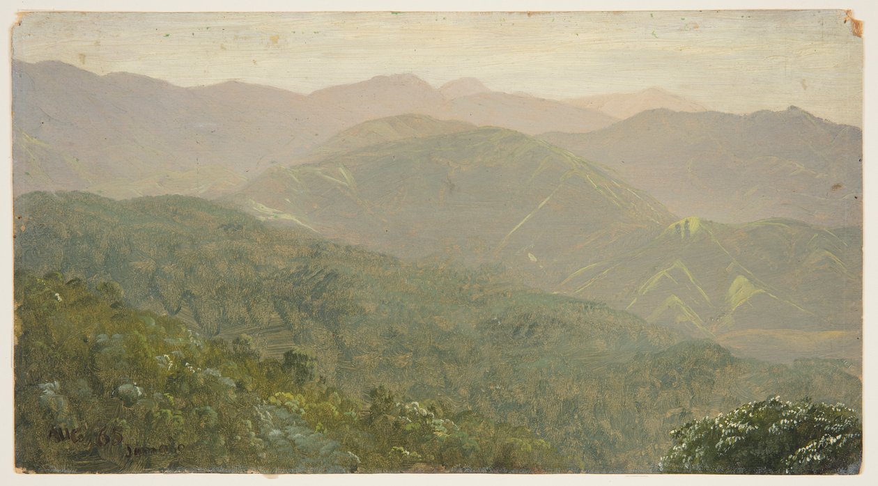 Hegyi táj, Jamaica alkotó: Frederic Edwin Church