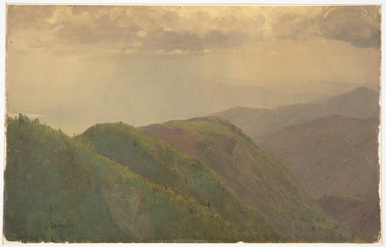 Hegyek Jamaicában alkotó: Frederic Edwin Church