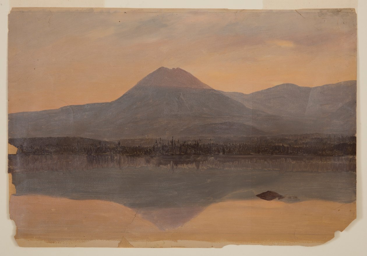 Mt. Katahdin a Katahdin-tóból alkotó: Frederic Edwin Church