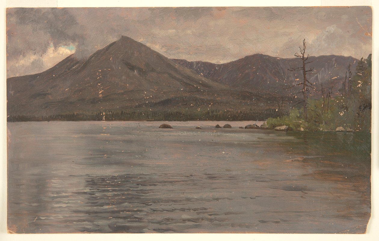 Mt. Katahdin, a Katahdin-tóból alkotó: Frederic Edwin Church