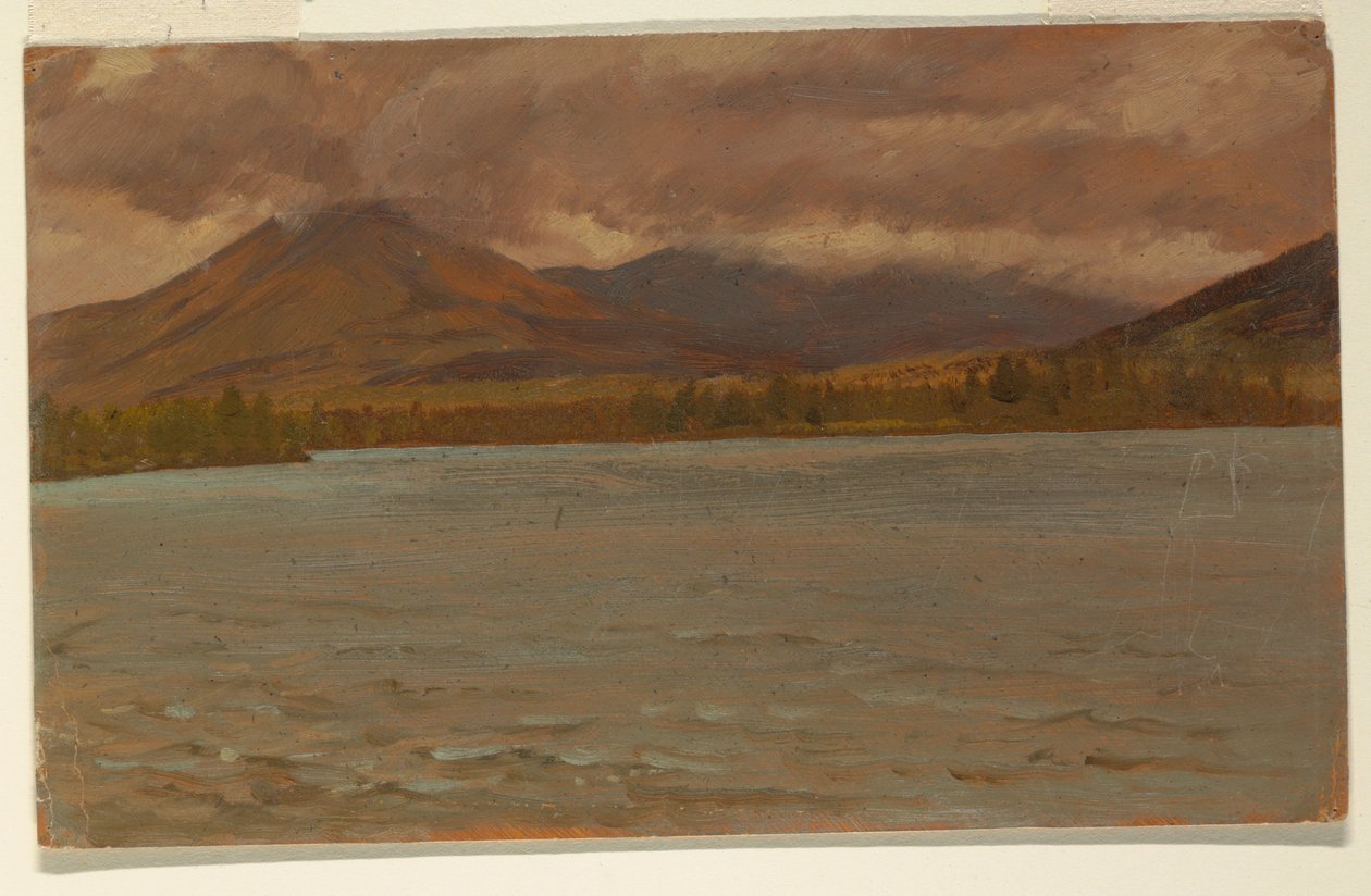 Mt. Katahdin a Katahdin-tóból alkotó: Frederic Edwin Church