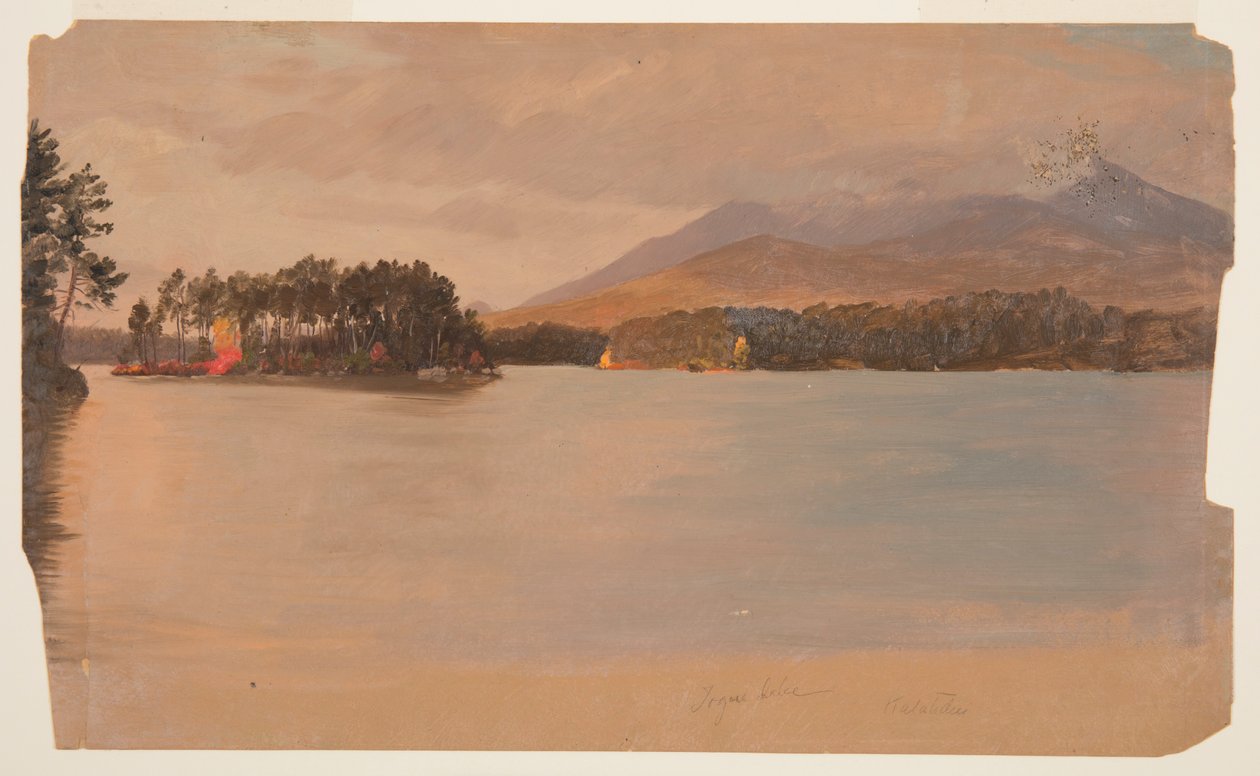 Mt. Katahdin a Togue-tóból alkotó: Frederic Edwin Church