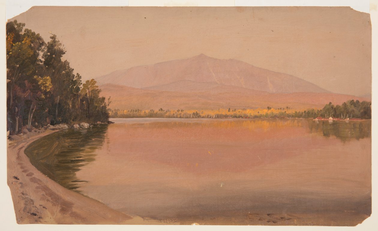 Mt. Katahdin a Togue-tóból alkotó: Frederic Edwin Church