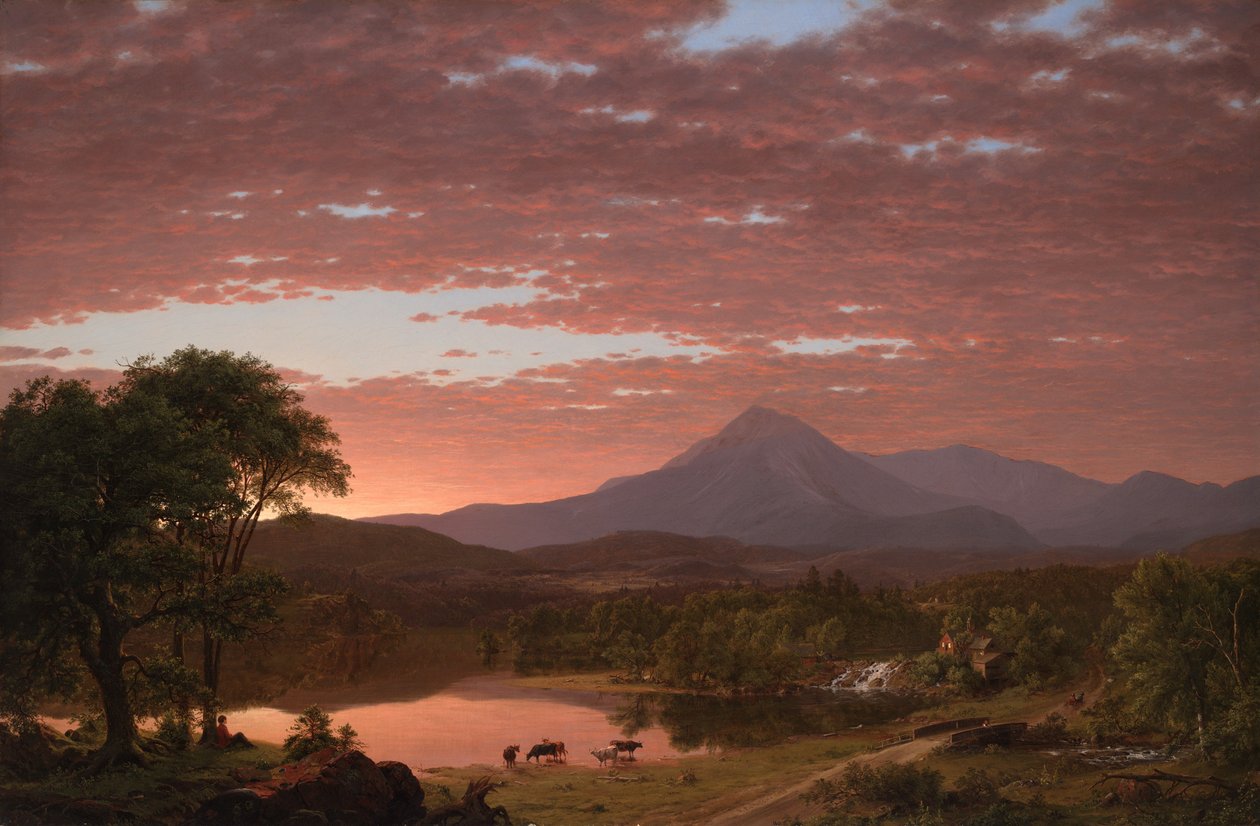 Ktaadn-hegy alkotó: Frederic Edwin Church