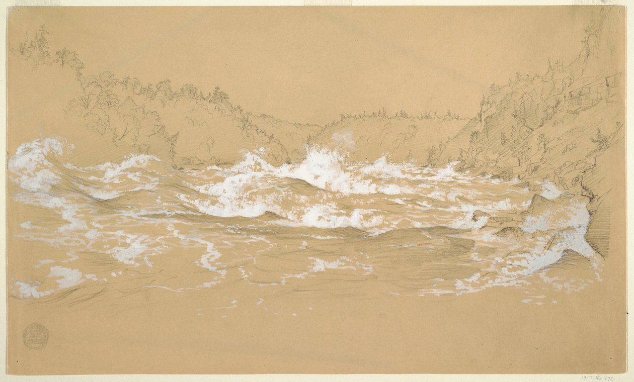 Niagara folyó szurdoka alkotó: Frederic Edwin Church