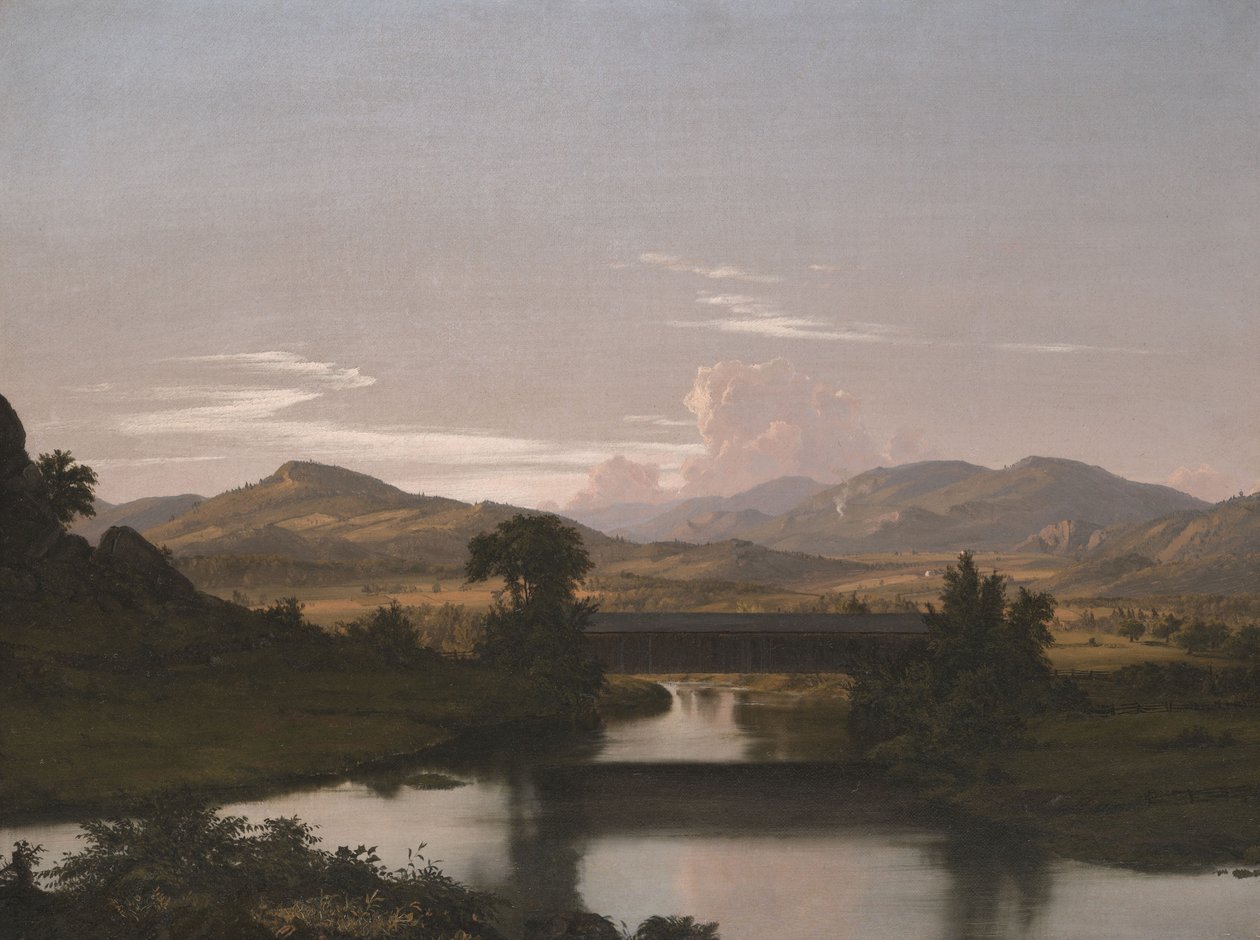 Az Otter Creeknél alkotó: Frederic Edwin Church