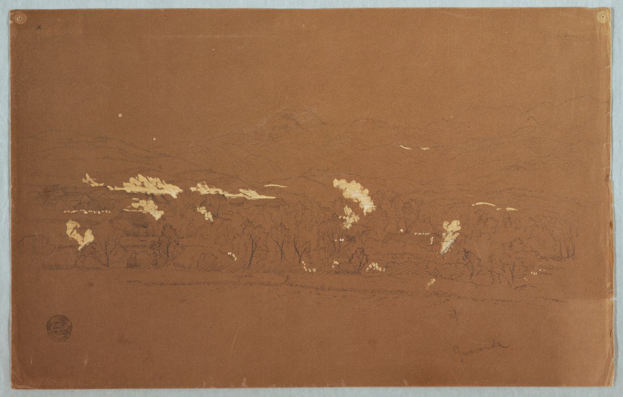 Részleges kilátás Guaranda, Ecuador alkotó: Frederic Edwin Church
