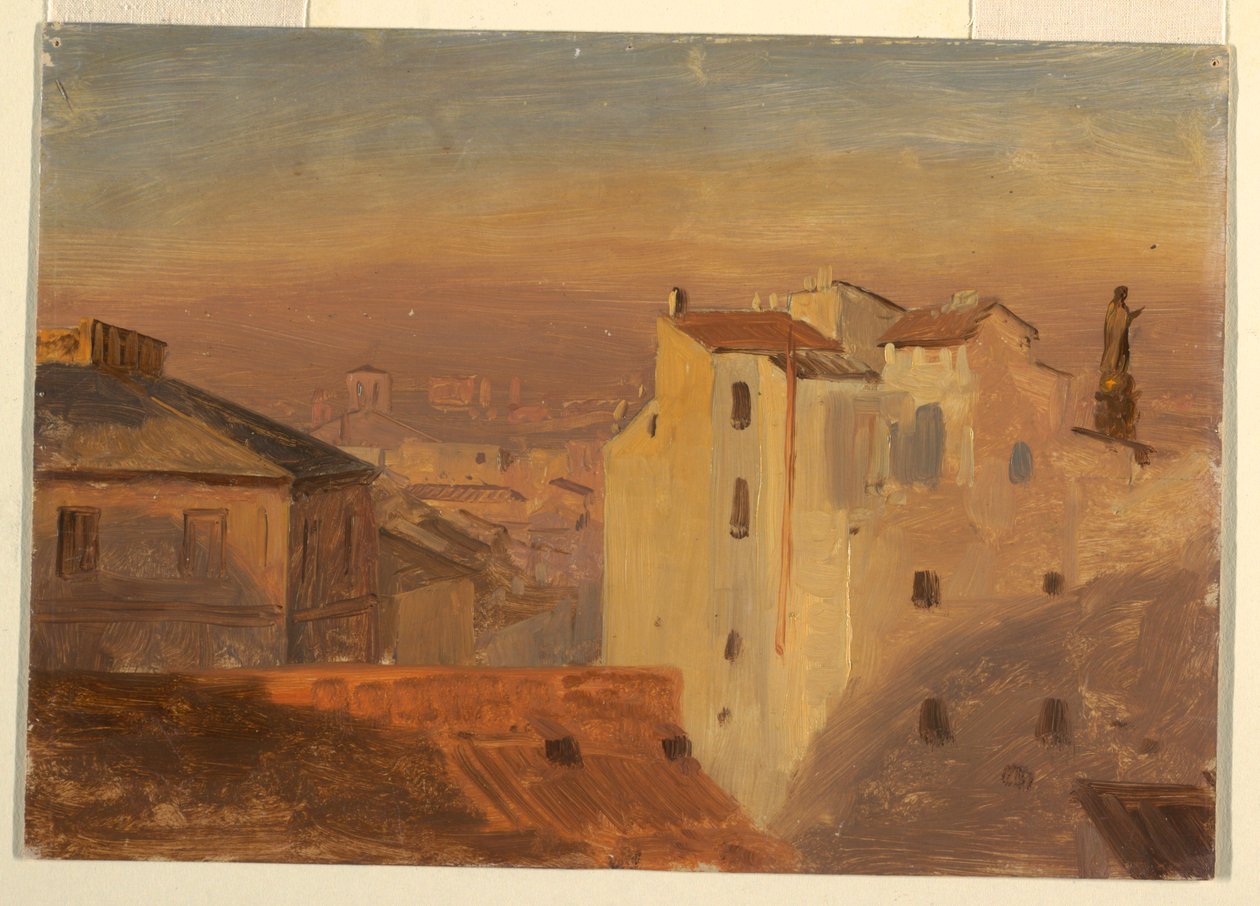 Rooftops, Róma, Olaszország alkotó: Frederic Edwin Church