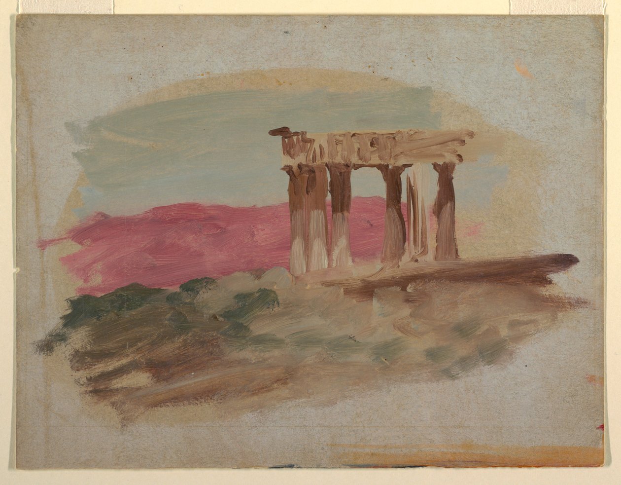A dór templom romjai, Korinthus alkotó: Frederic Edwin Church