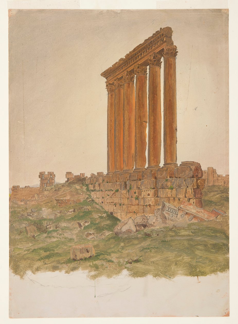 Zeusz templomának romjai, Baalbek alkotó: Frederic Edwin Church
