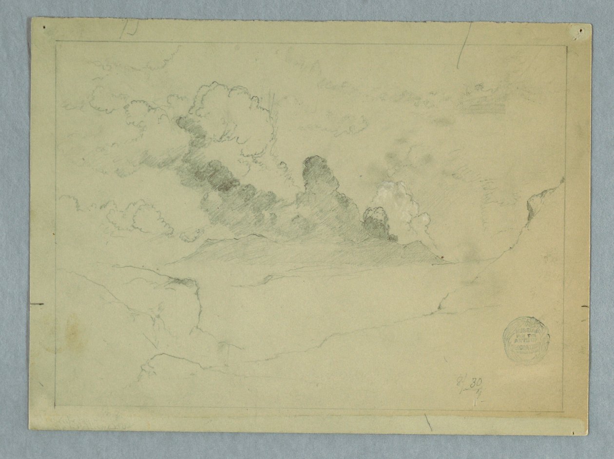 Branch Volcano Erupting, Ecuador alkotó: Frederic Edwin Church