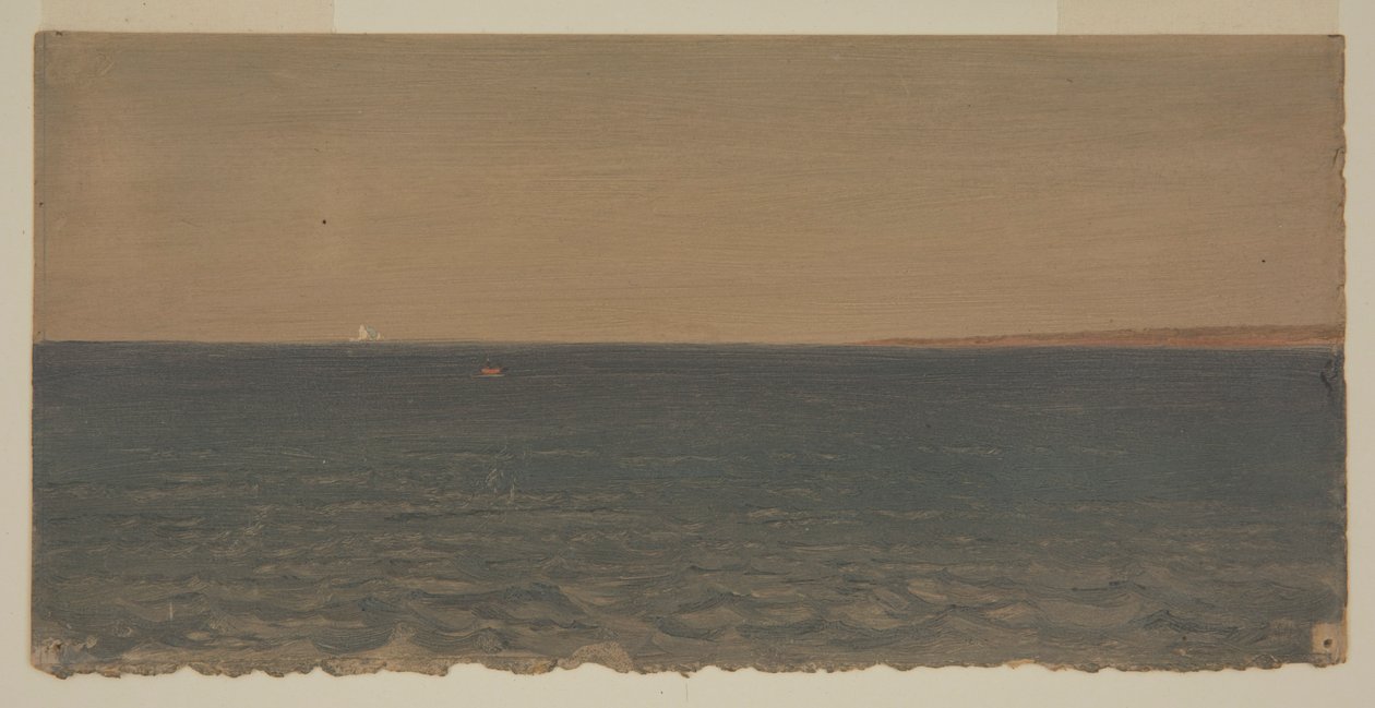 Tengeri táj jéghegy alkotó: Frederic Edwin Church