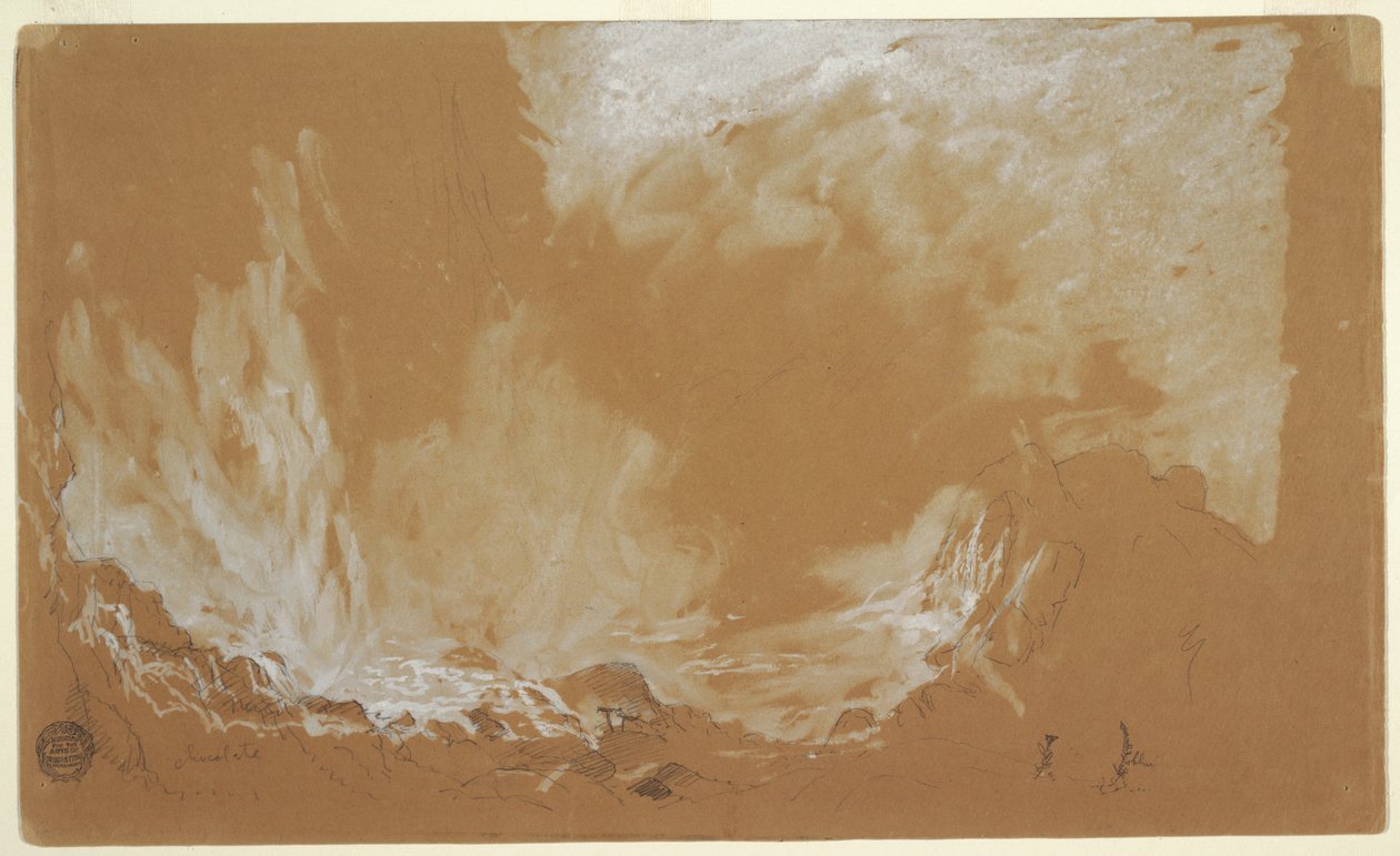Spray a vízesésről, Niagara alkotó: Frederic Edwin Church