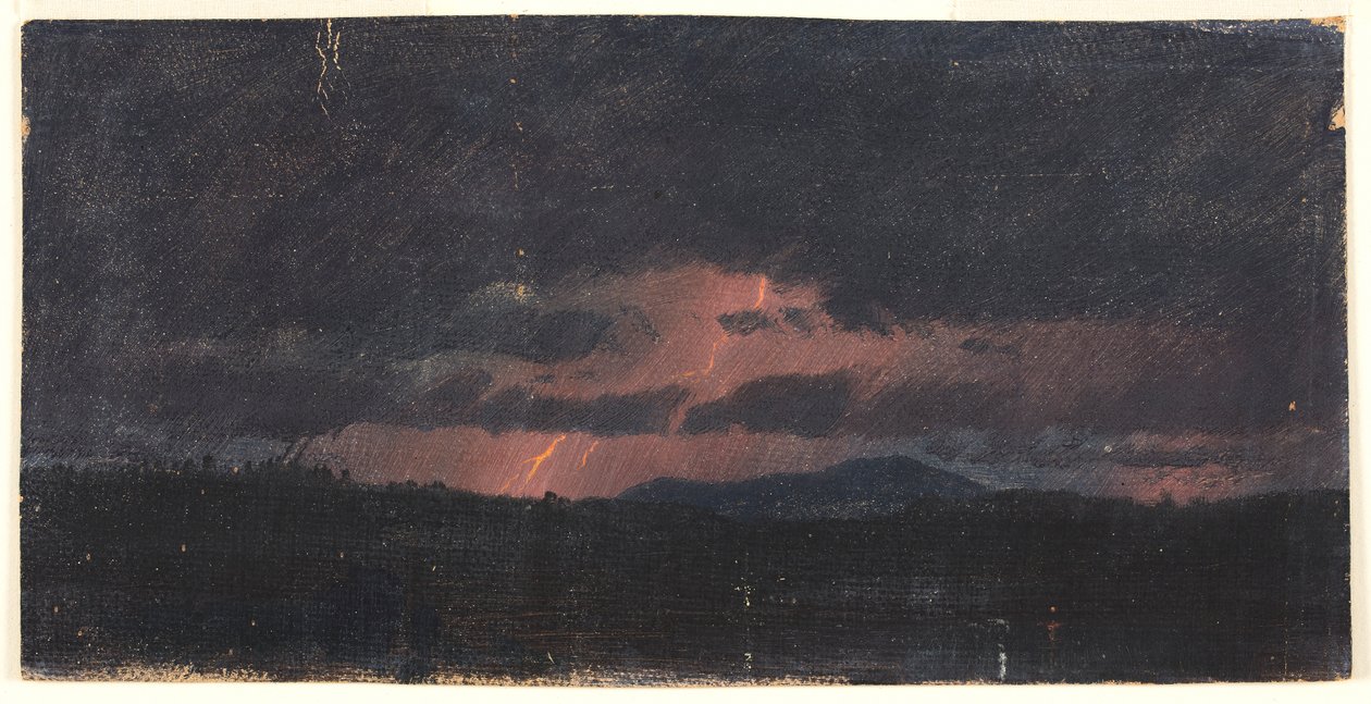 Vihar a Hudson-völgy felett, 1867. alkotó: Frederic Edwin Church