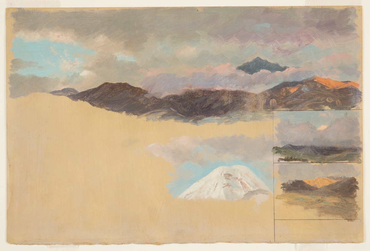 Tanulmányok a Chimborazo-hegyről, Ecuador alkotó: Frederic Edwin Church