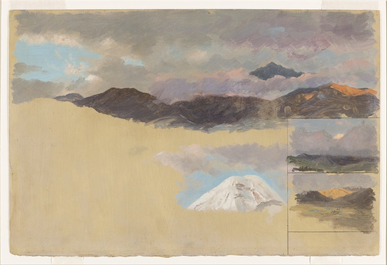Tanulmányok a Chimborazo-hegyről, Ecuador alkotó: Frederic Edwin Church