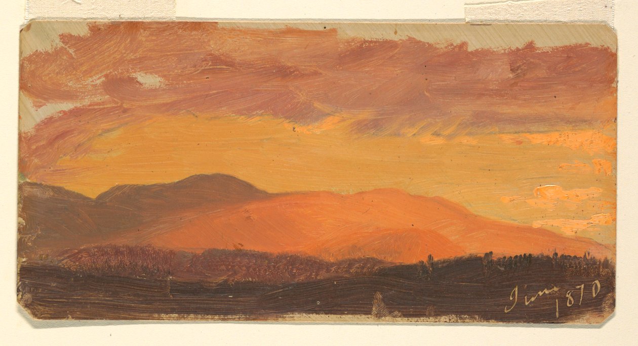 Naplemente, Hudson-völgy alkotó: Frederic Edwin Church