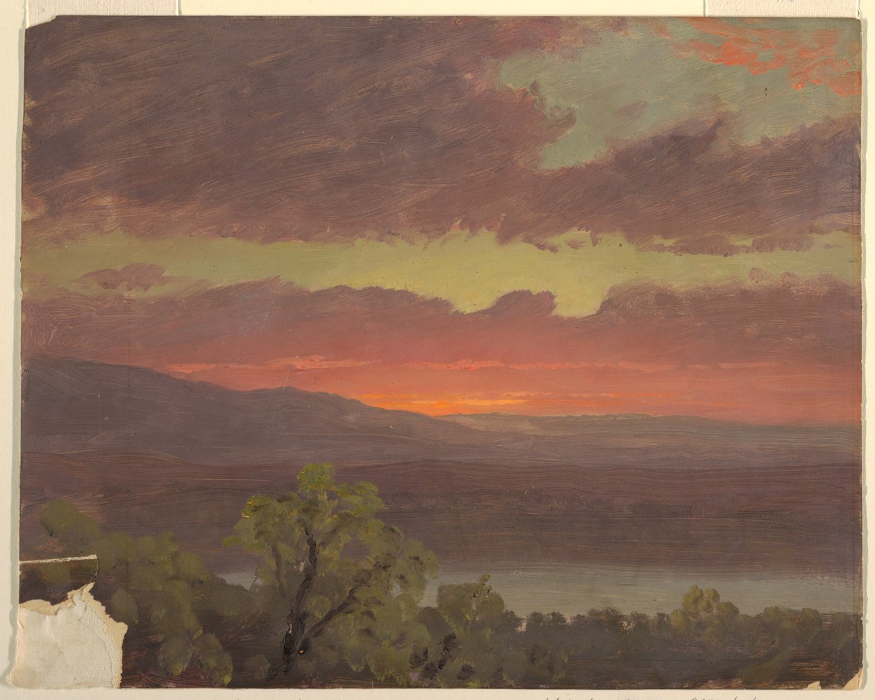 Naplemente Jamaicán alkotó: Frederic Edwin Church