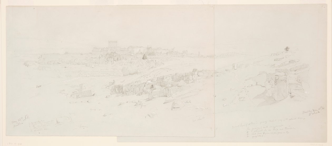 Templomok reggel, Baalbek alkotó: Frederic Edwin Church
