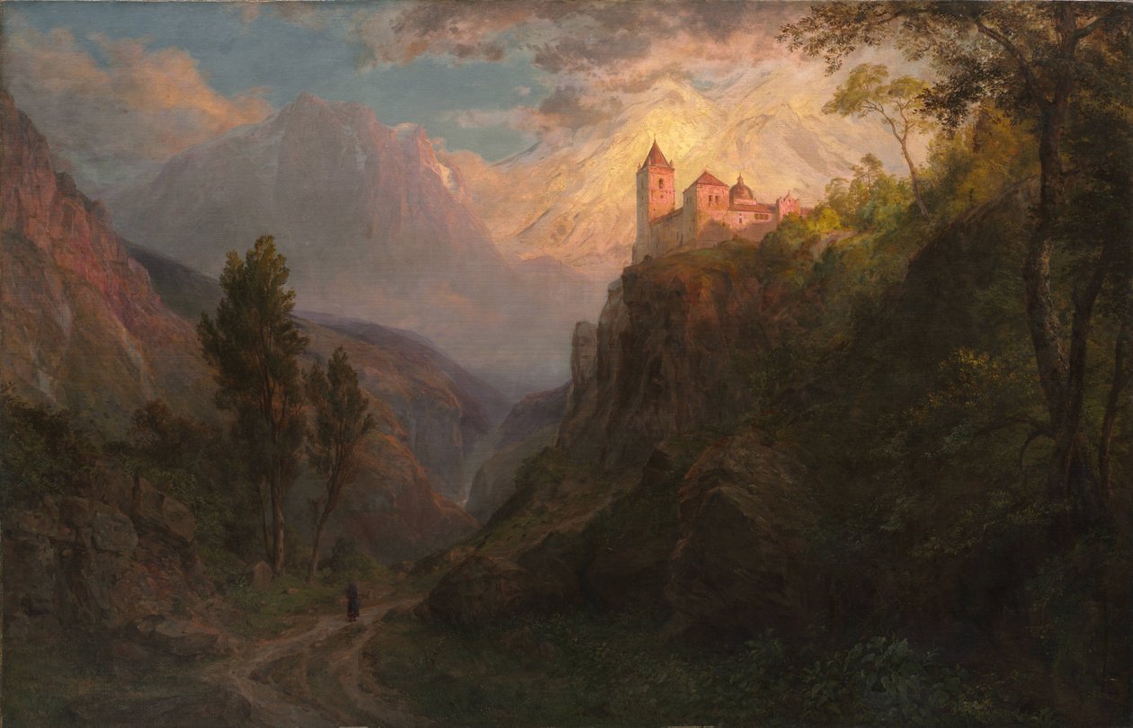 A San Pedro kolostor (Havasok Nagyasszonya) alkotó: Frederic Edwin Church