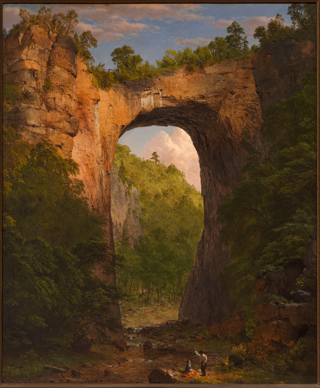 Természetes híd, Virginia alkotó: Frederic Edwin Church