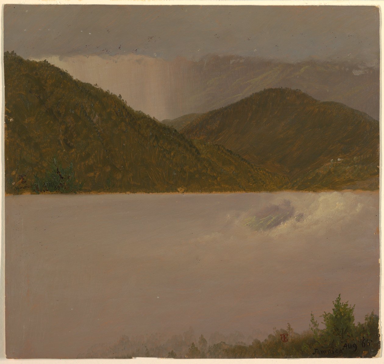 Two Cloud and Mountain Top Studies, Jamaica alkotó: Frederic Edwin Church