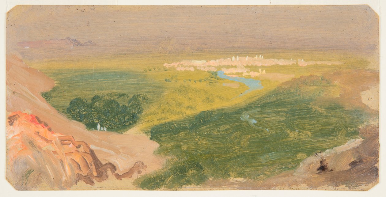Nézet Damaszkusz, Szíria felé alkotó: Frederic Edwin Church