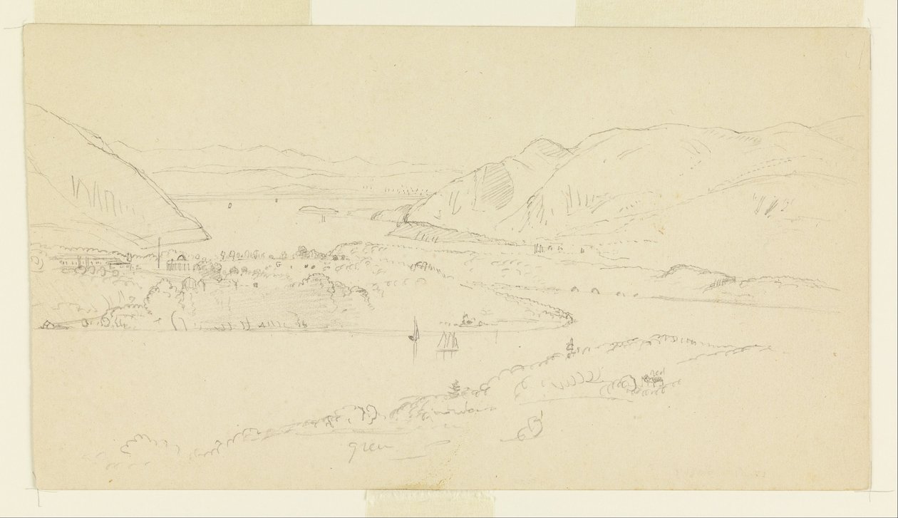 West Point kilátása a Castle Rockból alkotó: Frederic Edwin Church