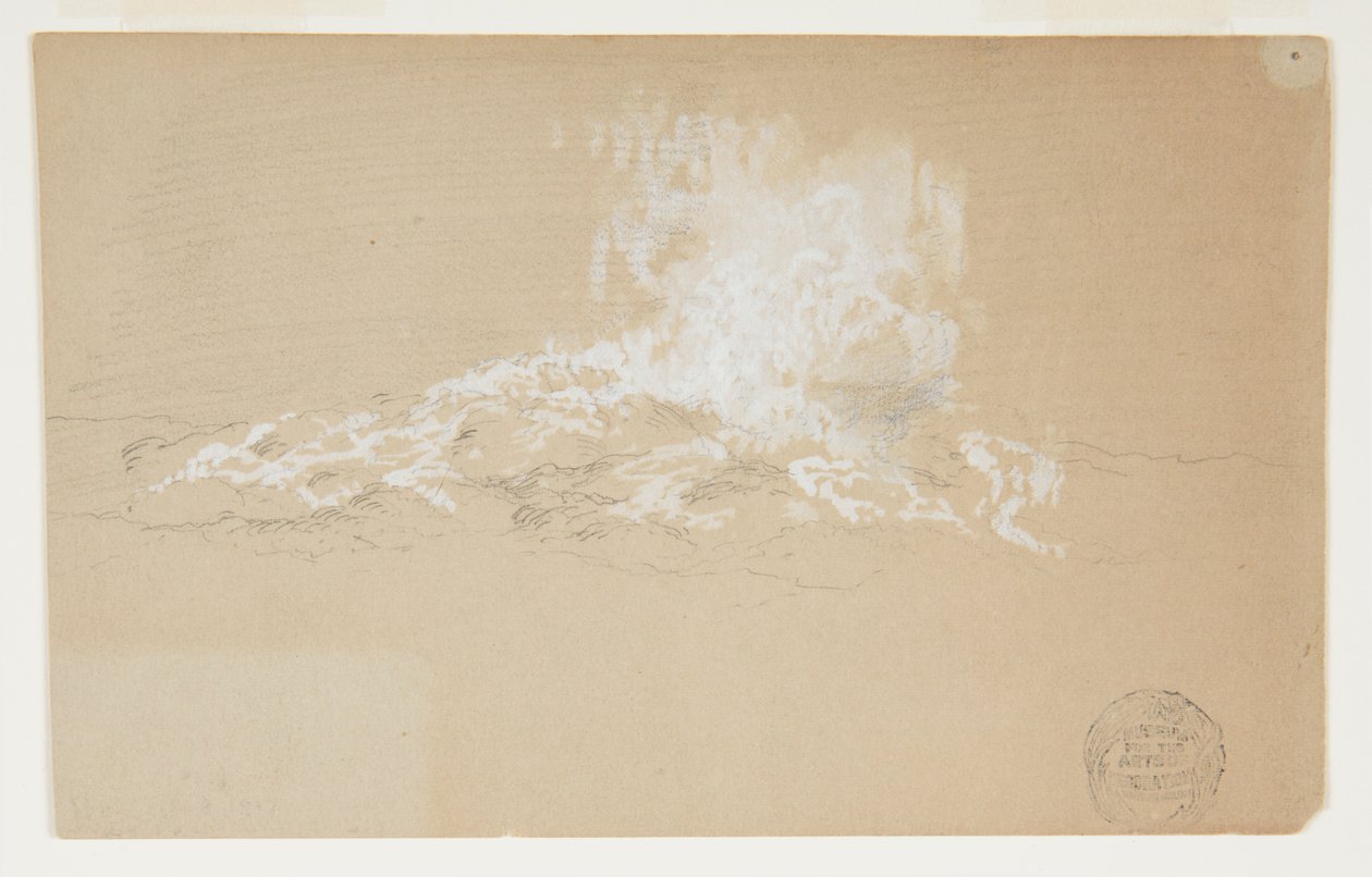 Hullámok törnek a sziklák ellen alkotó: Frederic Edwin Church