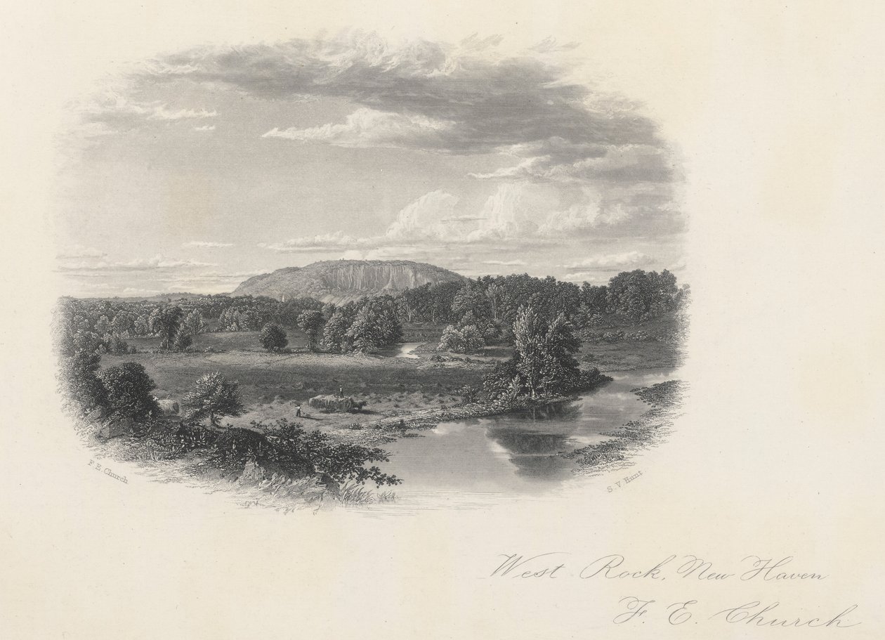 West Rock, New Haven alkotó: Frederic Edwin Church