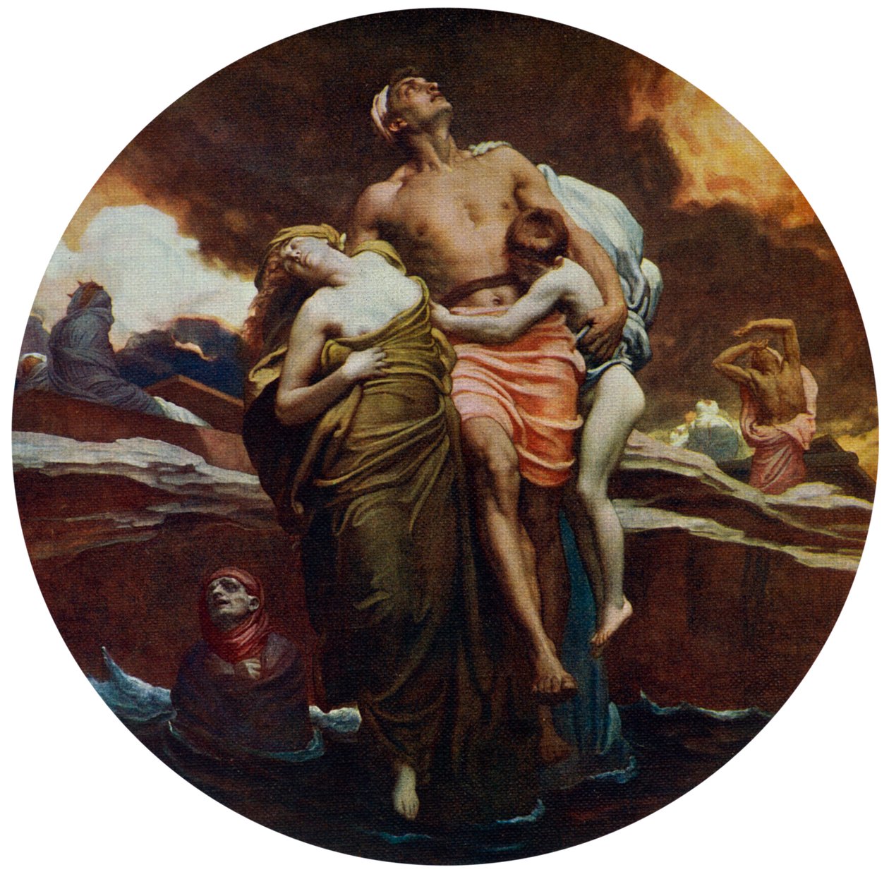 És a tenger feladta a benne lévő holtakat, kiállítva 1892, 1912. alkotó: Frederic Leighton