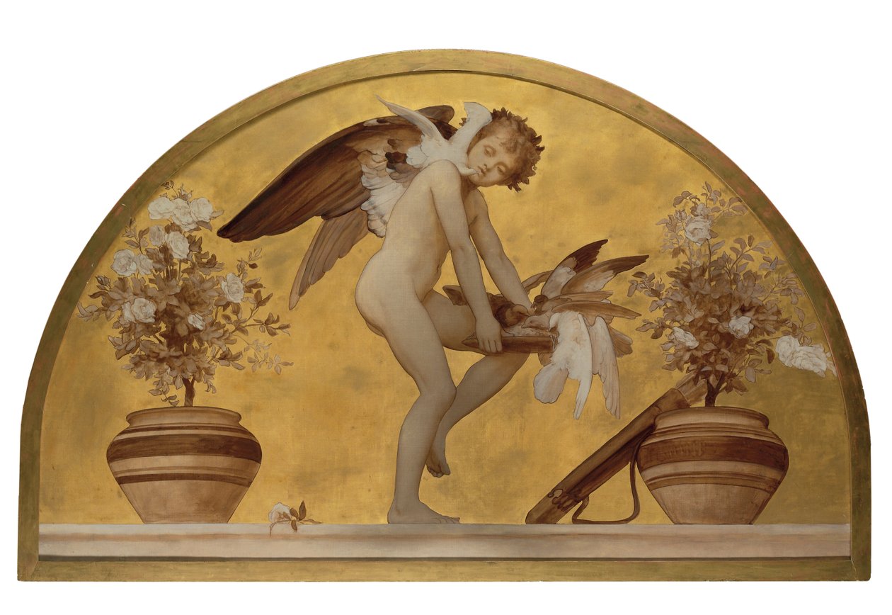 Ámor és galambok alkotó: Frederic Leighton