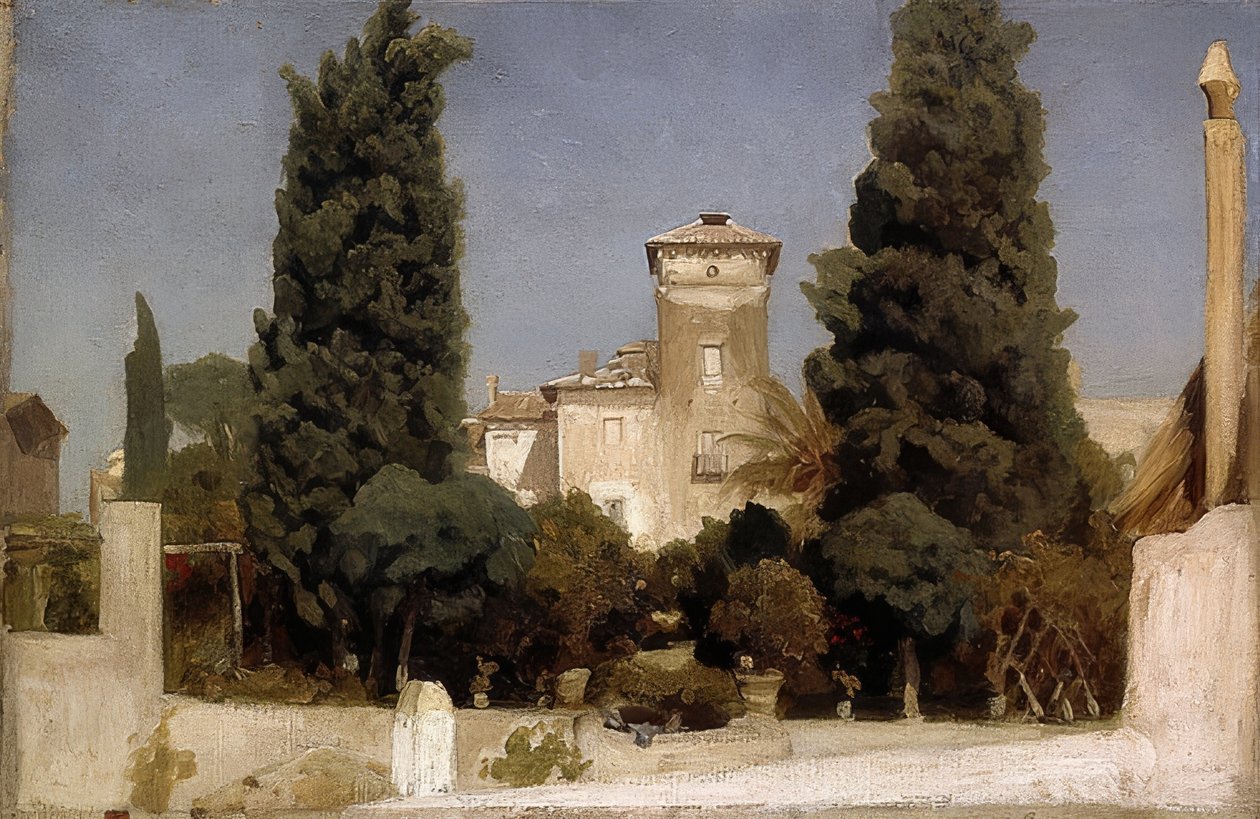 A Villa Malta, Róma. 1860-as évek alkotó: Frederic Leighton