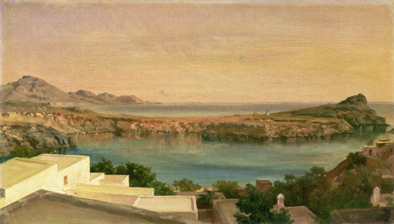 Lindos, Rodosz, 1867 körül (olaj, vászon) alkotó: Frederic Leighton
