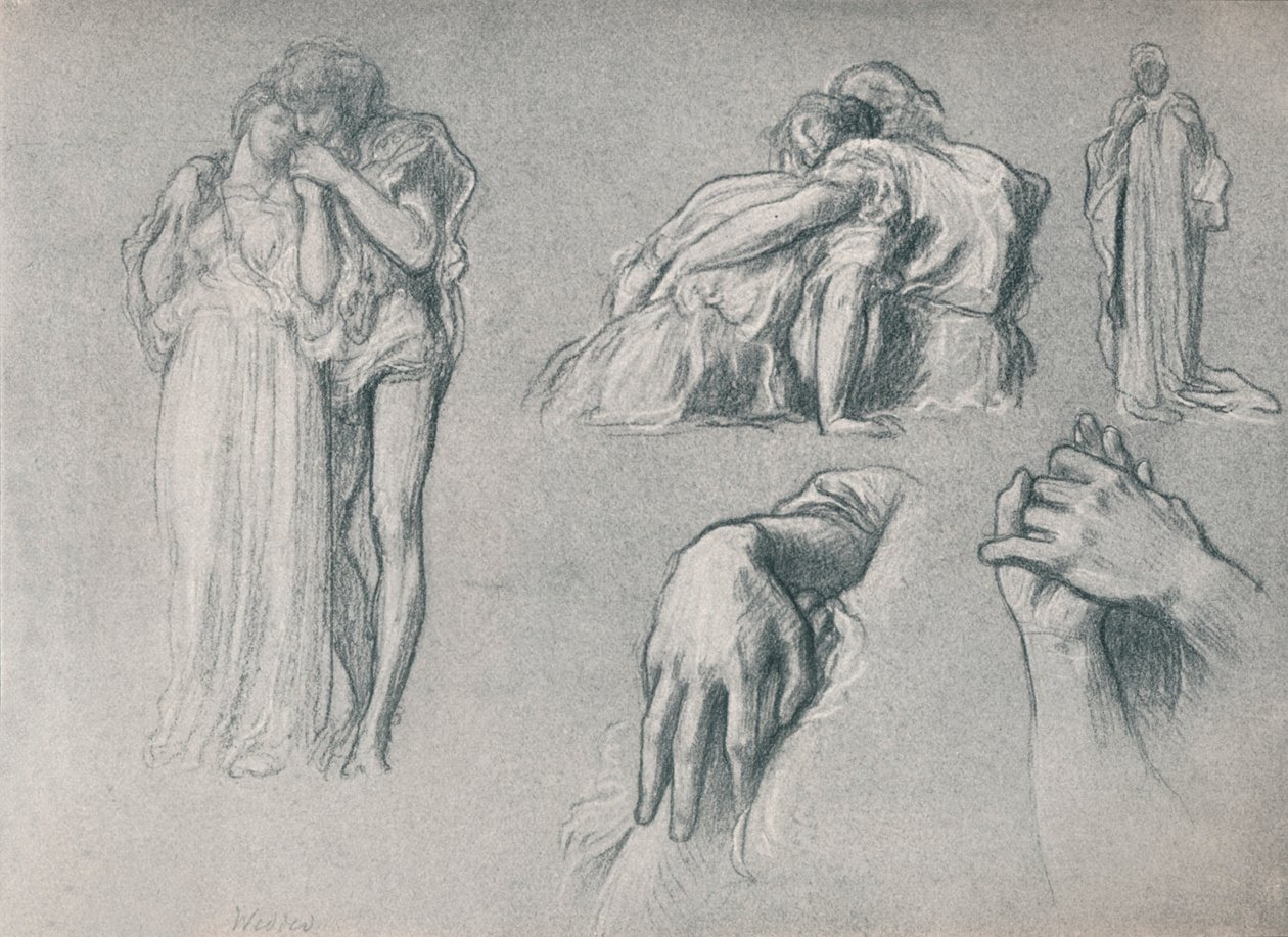 Tanulmányok Házasságnak, 1882, 1897 alkotó: Frederic Leighton