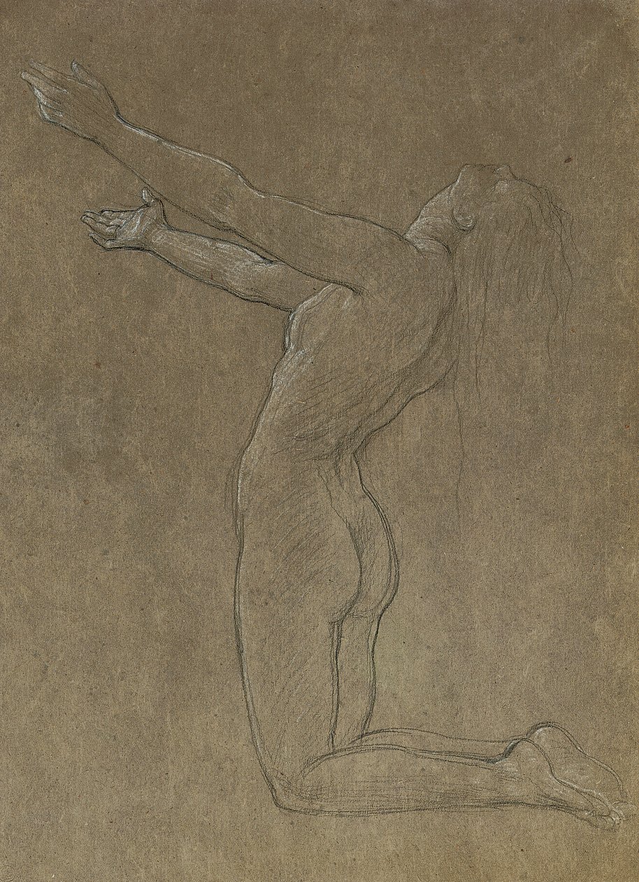 Tanulmány Clytie számára alkotó: Frederic Leighton