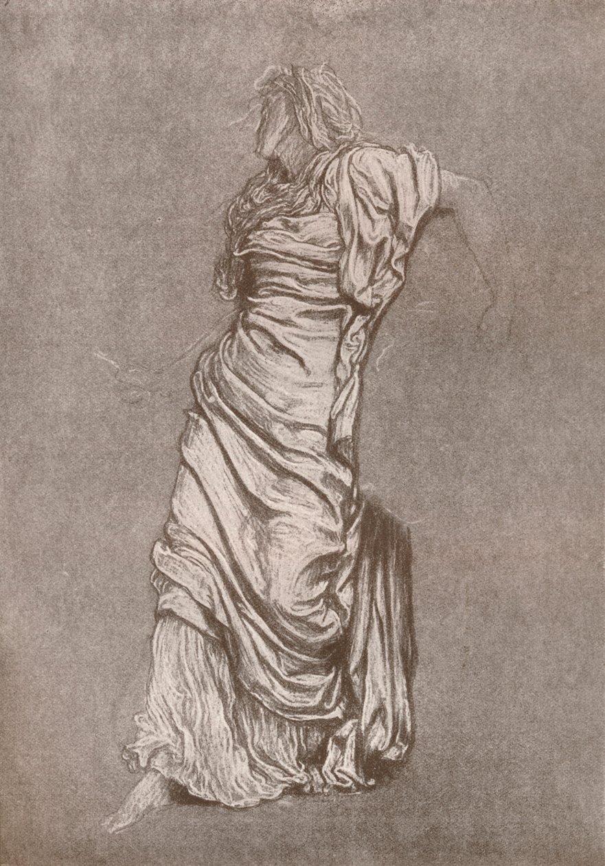 Tanulmány Rizpah számára, c1870, 1897 alkotó: Frederic Leighton
