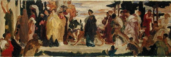 Tanulmány a szirakuzai menyasszony számára (olaj, vászon) alkotó: Frederic Leighton
