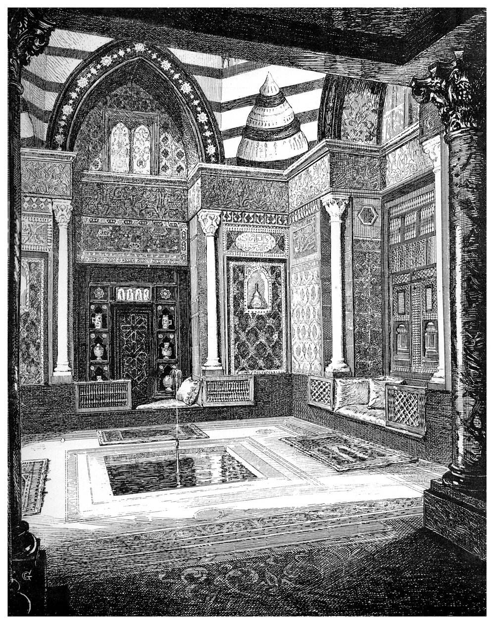 Az arab terem, 1880-1882 alkotó: Frederic Leighton