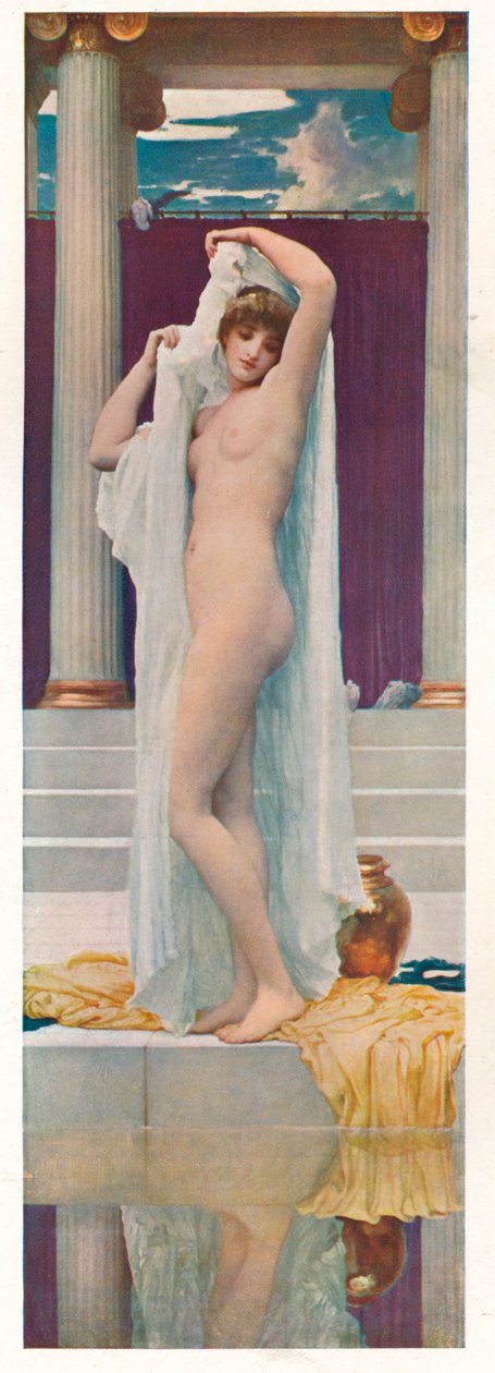 A psziché fürdője, 1890. alkotó: Frederic Leighton