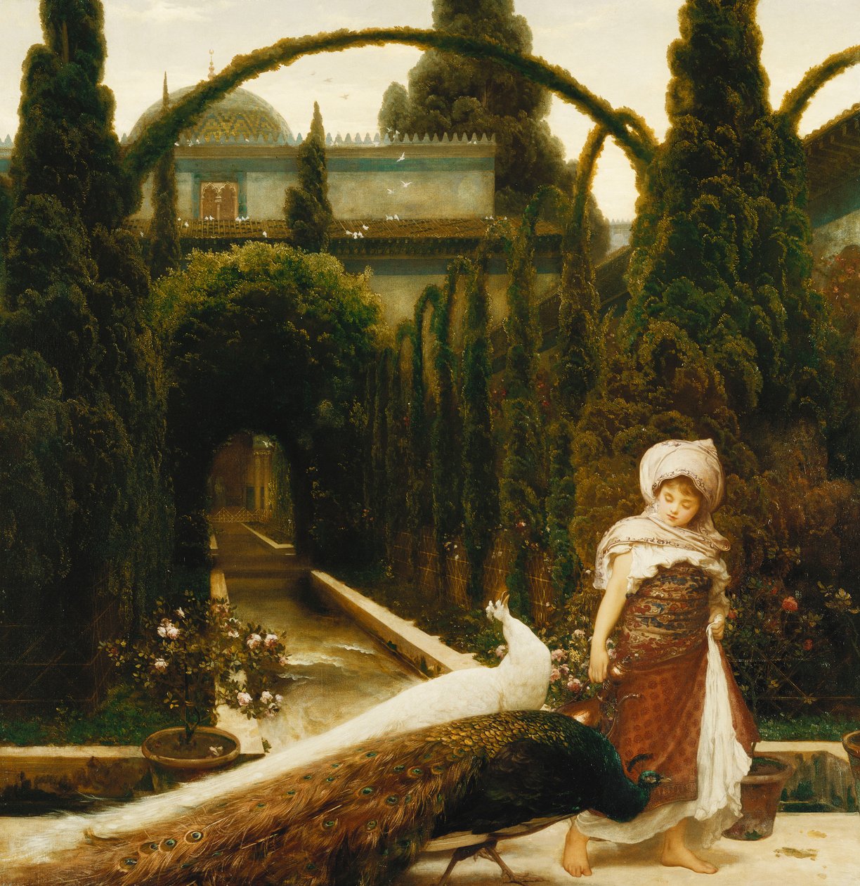 A mór kert; Granada álom, 1874 alkotó: Frederic Leighton