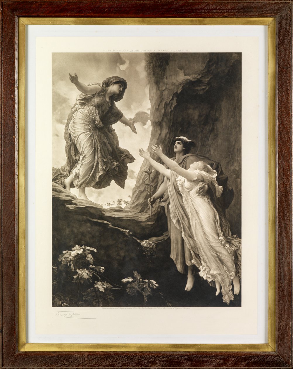 Perszephoné visszatérése (fotogravír) alkotó: Frederic Leighton