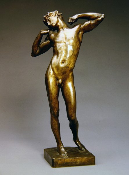 The Luggard (bronz) alkotó: Frederic Leighton