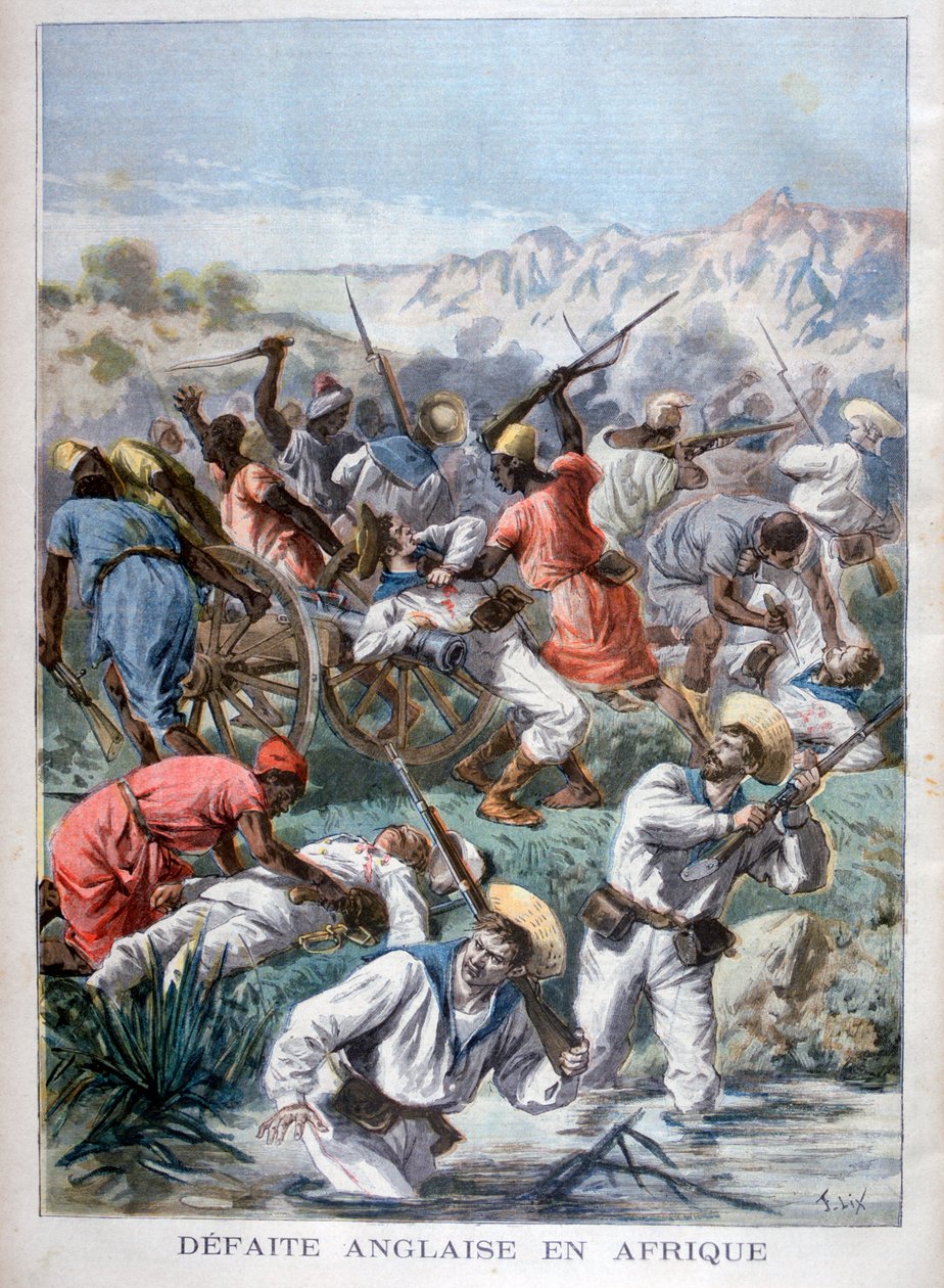 A britek veresége Afrikában, 1894 alkotó: Frederic Lix