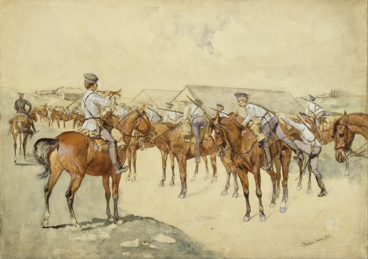 Felhívás a fegyverekhez alkotó: Frederic Remington