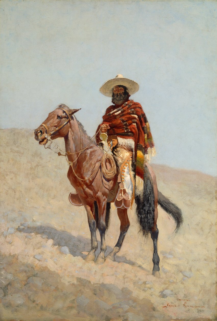 A mexikói Vaquero, 1890. alkotó: Frederic Remington