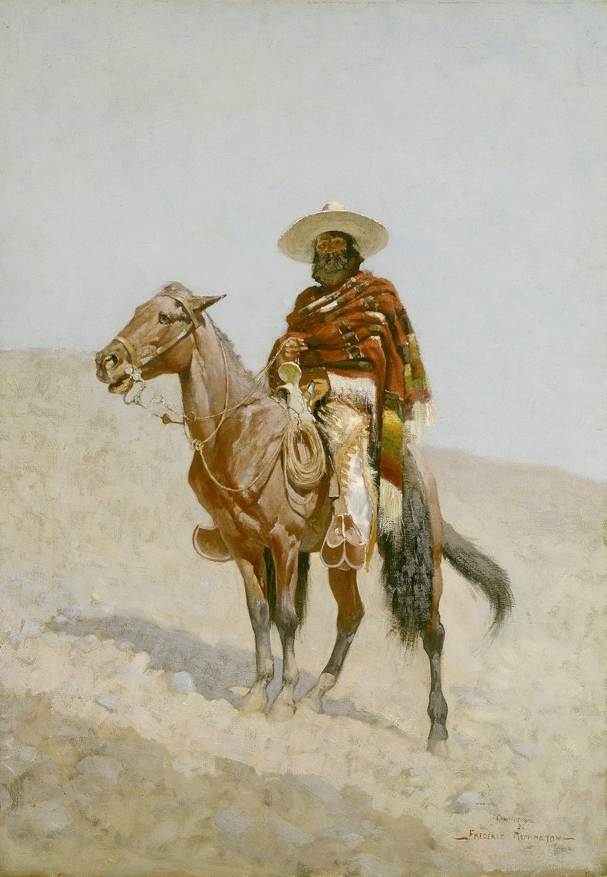 A mexikói cowboy, 1890 alkotó: Frederic Remington
